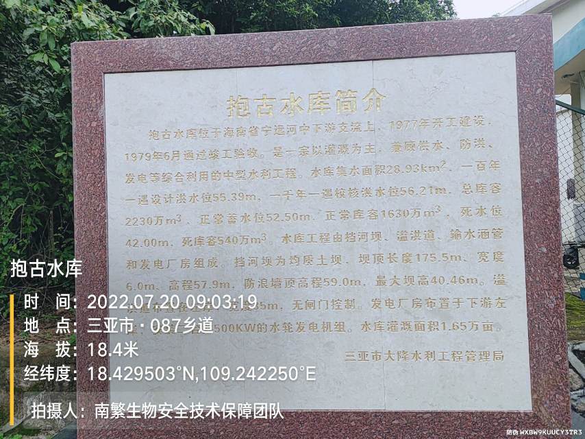 抱古水库
