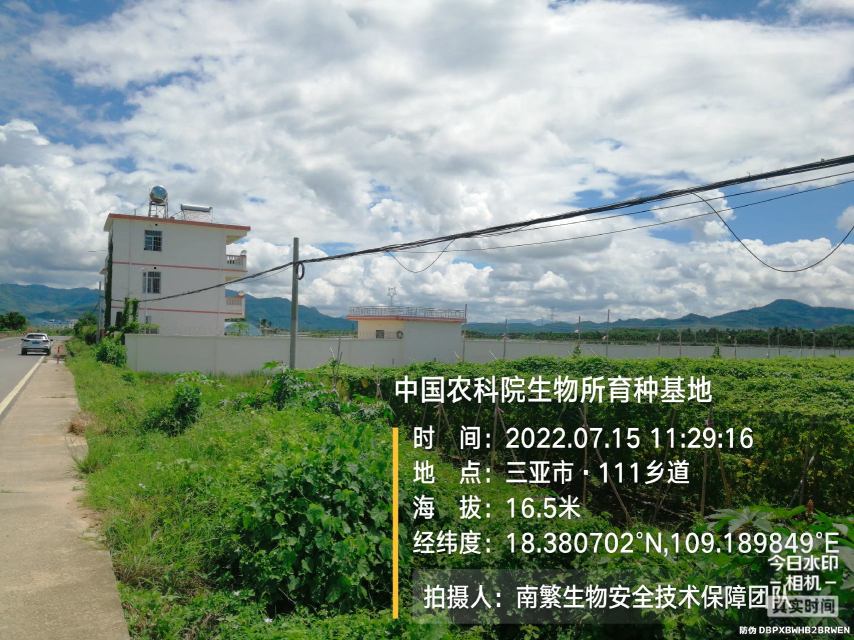 中国农科院生物所育种基地